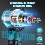 Cordless Mini Angle Grinder with Batteries and Discs