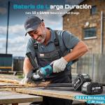 SEESII 21V Cordless Angle Grinder with Batteries