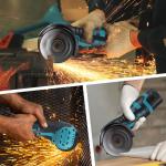 Cordless Mini Angle Grinder with Batteries and Discs