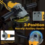 Duoguto 21V Cordless Angle Grinder with 10 Discs