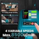 Makita 18V Cordless Brushless Angle Grinder