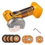 INGCO 20V Cordless Mini Angle Grinder 19500RPM