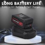 WerkTough 20V Cordless Angle Grinder Kit