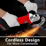 WerkTough 20V Cordless Angle Grinder Kit