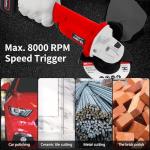 WerkTough 20V Cordless Angle Grinder Kit