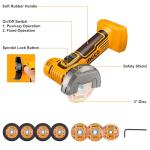 INGCO 20V Cordless Mini Angle Grinder 19500RPM