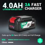 DCA 20V Cordless Angle Grinder with 6 Discs