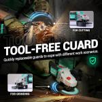 DCA 20V Cordless Angle Grinder with 6 Discs