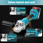 WUDLEP 21V Brushless Cordless Angle Grinder Kit