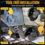Cordless Brushless Angle Grinder for Dewalt 20V
