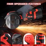 Mini Cordless Angle Grinder with 2 Discs