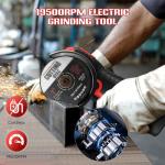 Mini Cordless Angle Grinder with 2 Discs