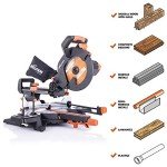 Evolution R255SMS+ Compound Mitre Saw 255mm