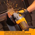 INGCO 20V Cordless Brushless Angle Grinder Set