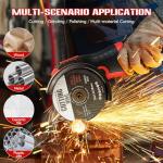 Mini Cordless Angle Grinder with 2 Discs