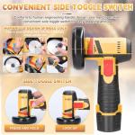 Compact 12V Cordless Angle Grinder with Batteries