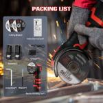 Mini Cordless Angle Grinder with 2 Discs