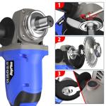 21V Cordless Angle Grinder with Battery and Charger