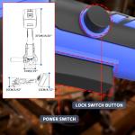 21V Cordless Angle Grinder with Battery and Charger