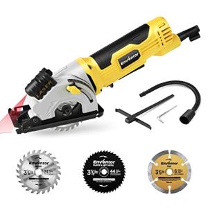 Enventor 580W Mini Circular Saw with Blades