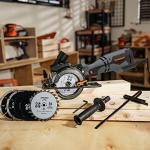 DOVAMAN Mini Circular Saw with Laser and Blades