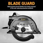 DEKOPRO 1200W Circular Saw with 185mm Blade