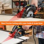 DOVAMAN Mini Circular Saw with Laser and Blades