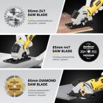 Enventor 580W Mini Circular Saw with Blades