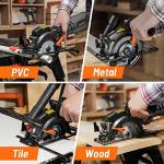 DOVAMAN Mini Circular Saw with Laser and Blades