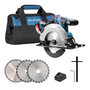 Dong Cheng 20V Cordless Circular Saw with Blades