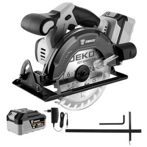 DEKOPRO 20V Cordless Circular Saw with Battery