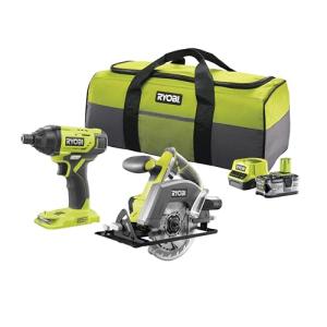Ryobi 18V ONE+ Impact Driver and Saw Kit