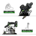 GALAX PRO 20V Cordless Circular Saw with Blades