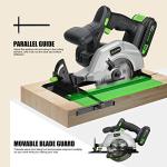 GALAX PRO 20V Cordless Circular Saw with Blades