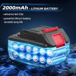 Sararoom 3000W Cordless Circular Saw with Batteries