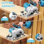 Sararoom 3000W Cordless Circular Saw with Batteries