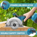 Sararoom 3000W Cordless Circular Saw with Batteries