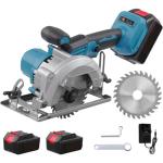 Wowspeed 18V Cordless Circular Saw with 2 Batteries