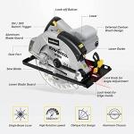 Enventor 1200W Electric Circular Saw with Laser Guide