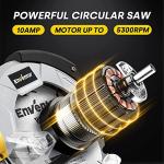 Enventor 1200W Electric Circular Saw with Laser Guide