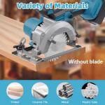 Wowspeed 18V Cordless Circular Saw with 2 Batteries