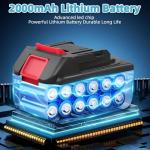 Wowspeed 18V Cordless Circular Saw with 2 Batteries