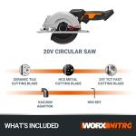 WORX Nitro 18V Cordless Circular Saw with Blades