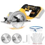 20V Cordless Mini Circular Saw with Blades