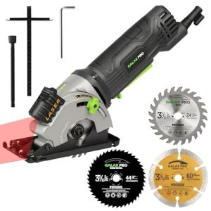 GALAX PRO Mini Circular Saw with Laser Guide