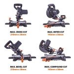 Evolution Compound Miter Saw with Multi-Material Cutting