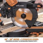 Evolution R255SMS-DB+ Double Bevel Mitre Saw