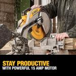 DEWALT 12" Compound Miter Saw, 15-Amp