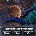 Mini Cordless 12V Angle Grinder with Batteries