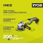 Ryobi 18V ONE+ Angle Grinder – Tool Only